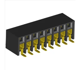 2.00mm PCB Socket Double Rows Horizontal Entry SMD Type.